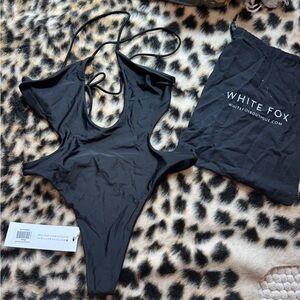 White Fox Black Colombia Swimsuit